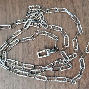Rachel Lynn Chicago two tone paperclip chain
